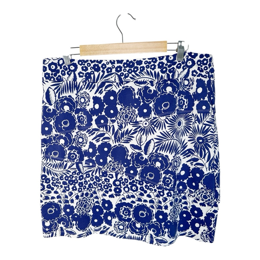 J. McLaughlin Nicola D’Orsay Fleur Skirt Size XL Catalina Cloth Tiered Floral